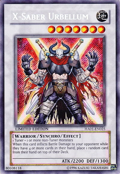 Sciabola-X Urbellum Card Front