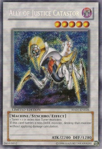 Ally of Justice Catastor Card Front