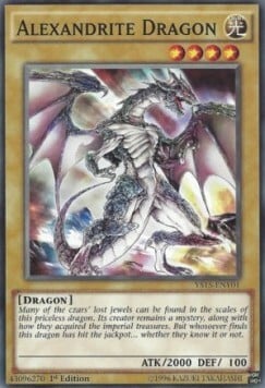 Alexandrite Dragon Card Front