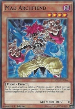 Mad Archfiend Card Front