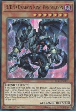 D/D/D Dragon King Pendragon Card Front