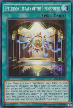 Spellbook Library of the Heliosphere Card Front