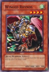 Winged Rhynos Card Front