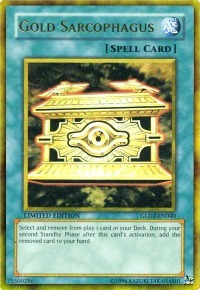 Gold Sarcophagus Card Front