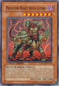 Phantom Beast Rock-Lizard Card Front