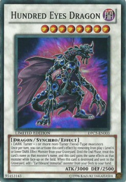Hundred-Eyes Dragon Card Front