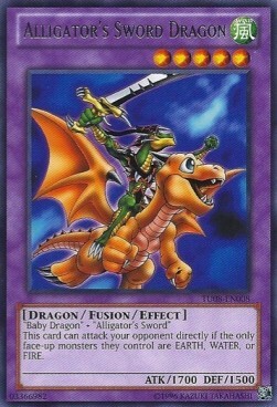 Drago Spada dell'Alligatore Card Front