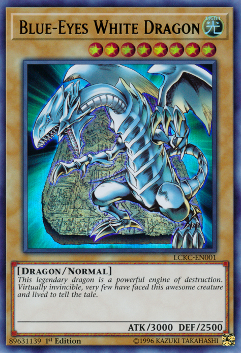 Blue-Eyes White Dragon Card Front