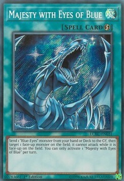 Majesty with Eyes of Blue Card Front