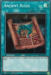 Ancient Rules · Secret Rare |  ©1996 039sec