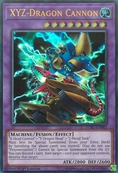 XYZ-Dragon Cannon Card Front