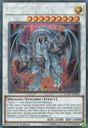 Azure-Eyes Silver Dragon · Secret Rare |  ©1996 066sec