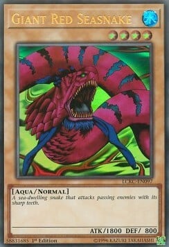 Giant Red Seasnake Card Front