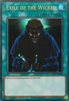 Exile of the Wicked Card Front