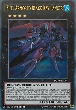 Full Armored Black Ray Lancer Card Front