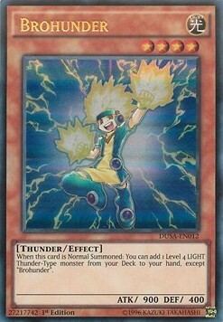 Brohunder Card Front