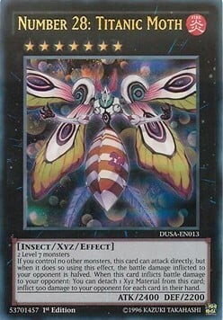 Number 28: Titanic Moth Card Front