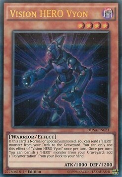 Vision HERO Vyon Card Front