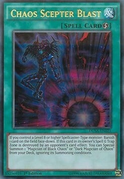 Chaos Scepter Blast Card Front