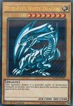 Blue-Eyes White Dragon Card Front