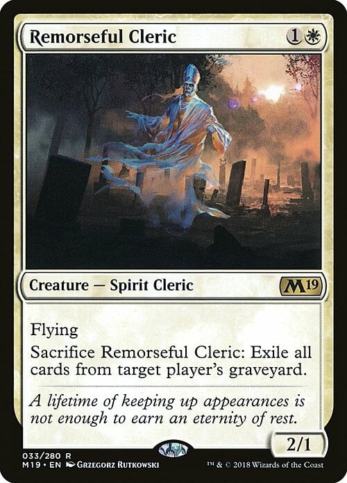 Remorseful Cleric Card Front