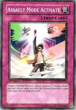 Assault Mode Activate Card Front