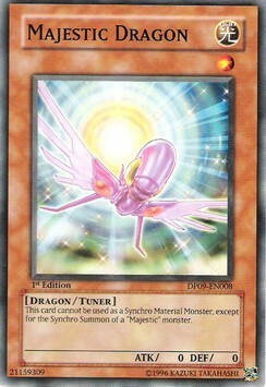 Majestic Dragon Card Front