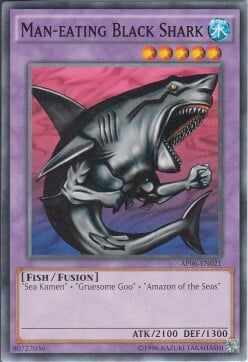 Man-eating Black Shark Card Front