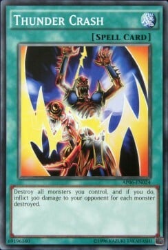Thunder Crash Card Front
