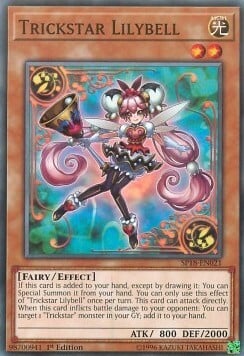 Trickstar Lilybell Card Front