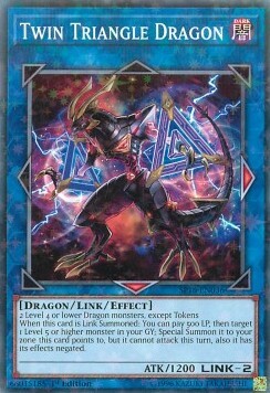 Twin Triangle Dragon Card Front