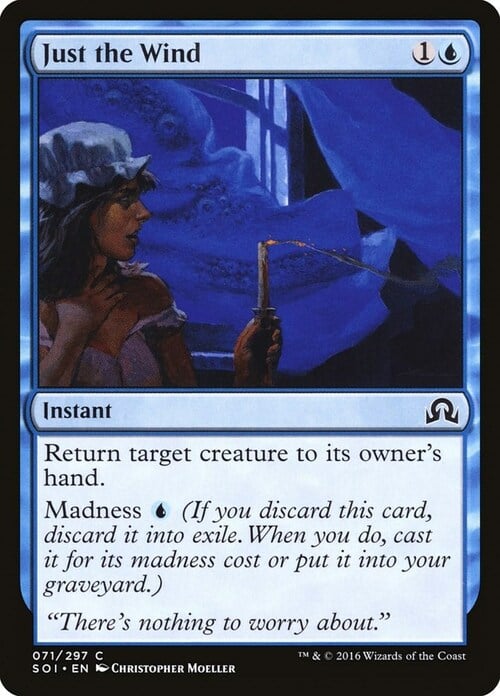 Just the Wind Card Front