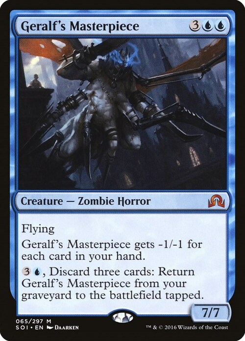 Geralf's Masterpiece Card Front