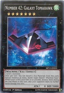 Number 42: Galaxy Tomahawk Card Front