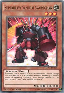 Samurai Superpesante Spadaccino Card Front