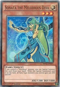 Sonata la Diva Melodiosa Card Front