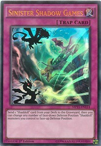 Sinister Shadow Games Card Front