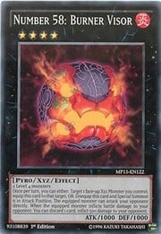 Number 58: Burner Visor · Common 122