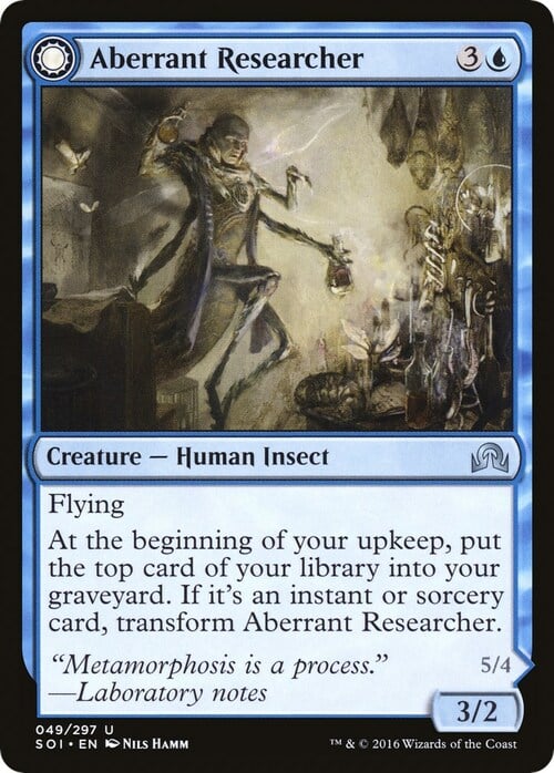 Aberrant Researcher // Perfected Form Card Front