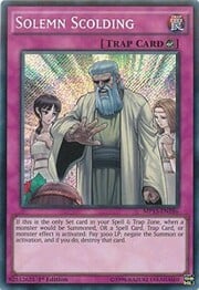 Solemn Scolding · Secret Rare 186sec