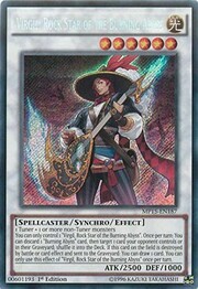 Virgil, Rock Star of the Burning Abyss · Secret Rare 187sec
