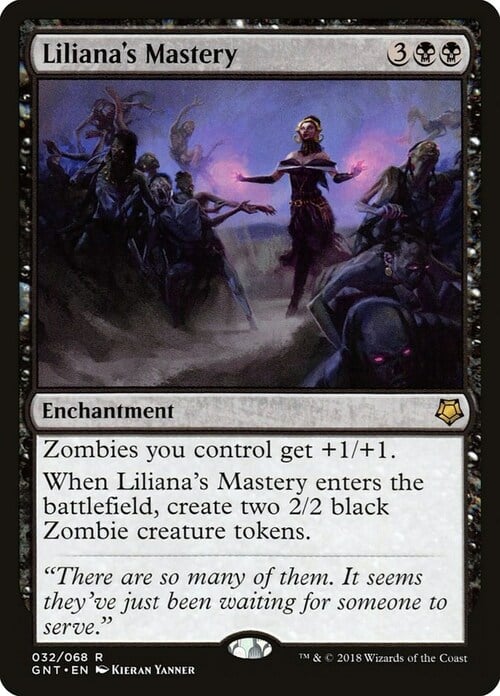 Liliana's Mastery Card Front