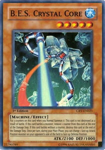 B.E.S. Crystal Core Card Front