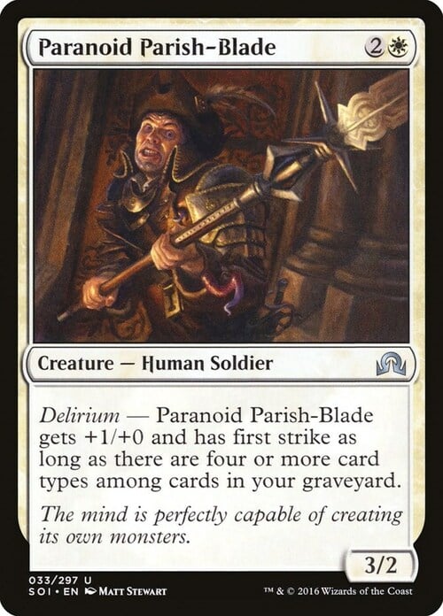 Paranoid Parish-Blade Card Front