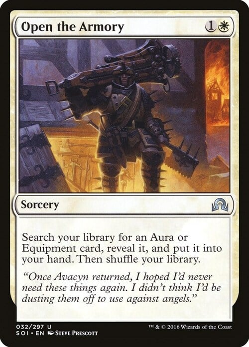 Open the Armory Card Front