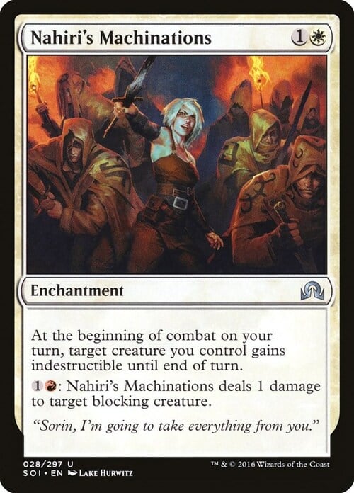 Nahiri's Machinations Card Front