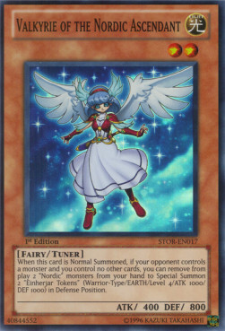 Valkyrie of the Nordic Ascendant Card Front