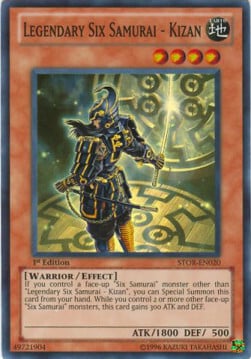 Legendary Six Samurai - Kizan Card Front
