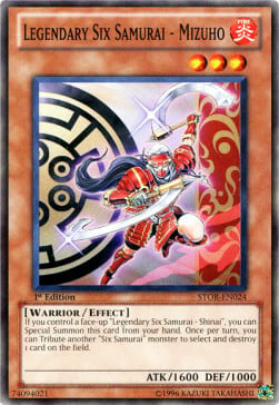 Legendary Six Samurai - Mizuho Card Front
