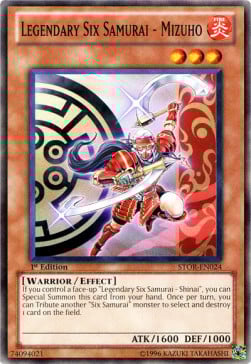 Legendary Six Samurai - Mizuho Card Front